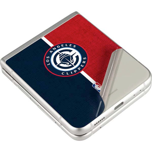NBA LA Clippers Canvas Galaxy Z Flip3 5G Skin